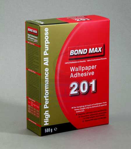 蓝羽墙配：(BOND MAX 201)免胶墙纸胶粉”